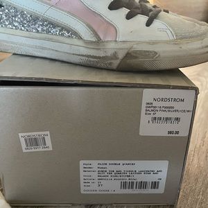 Pink and silver Golden Goose size 37